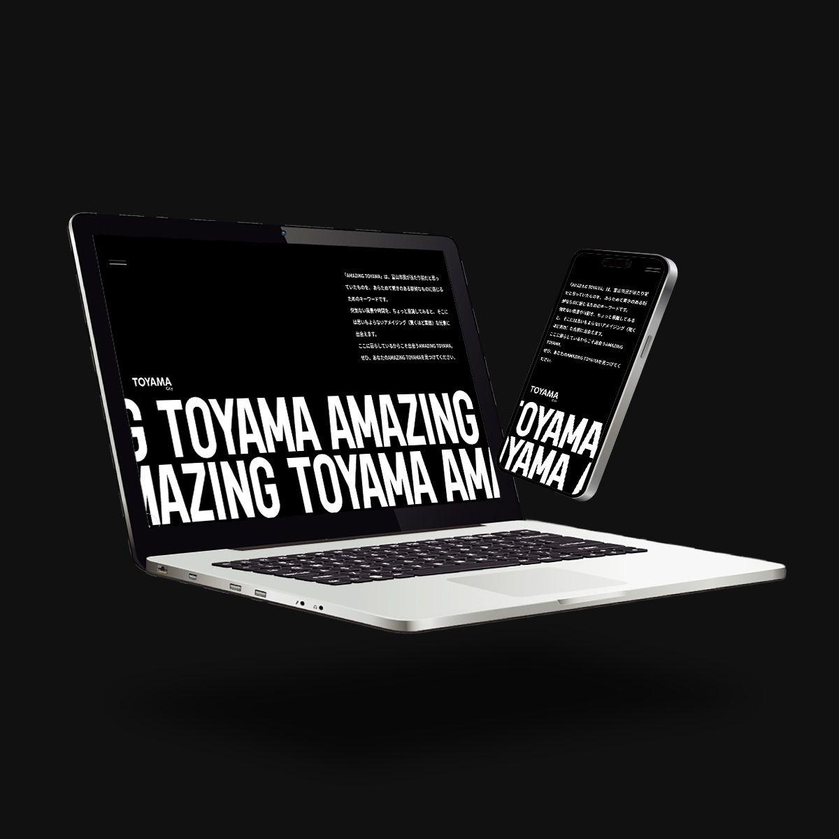 AMAZING TOYAMAフォトアルバムWebサイト制作